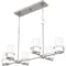Quoizel Seymour Linear Chandelier 6 Lights Brushed Nicke SEY636BN - alternate 3